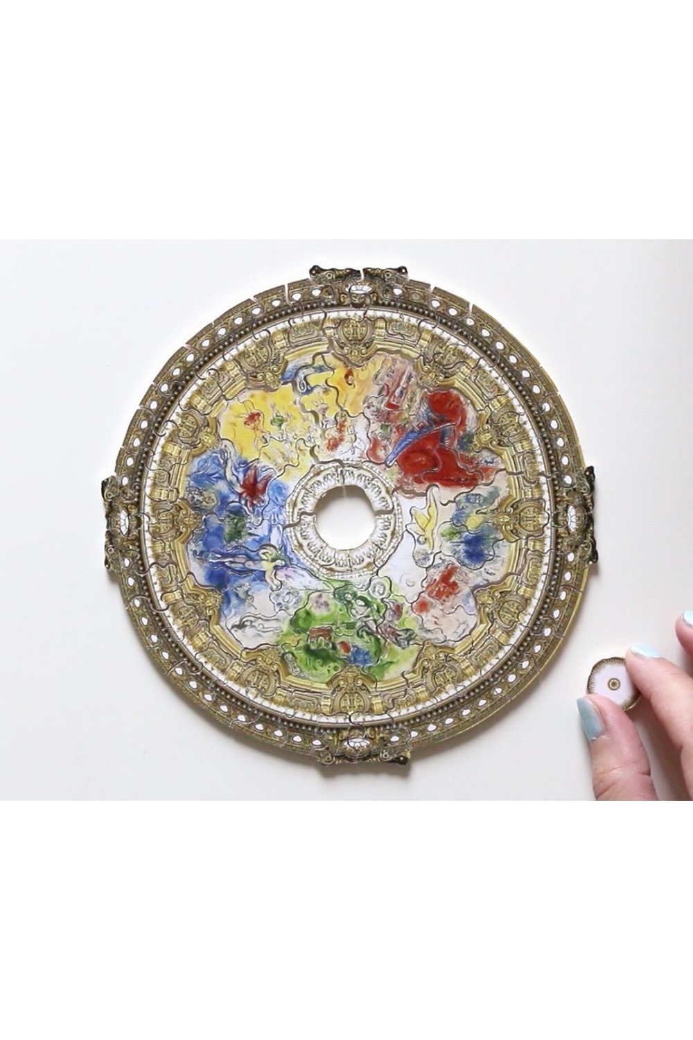 Plafond de l'opéra de paris de chagall