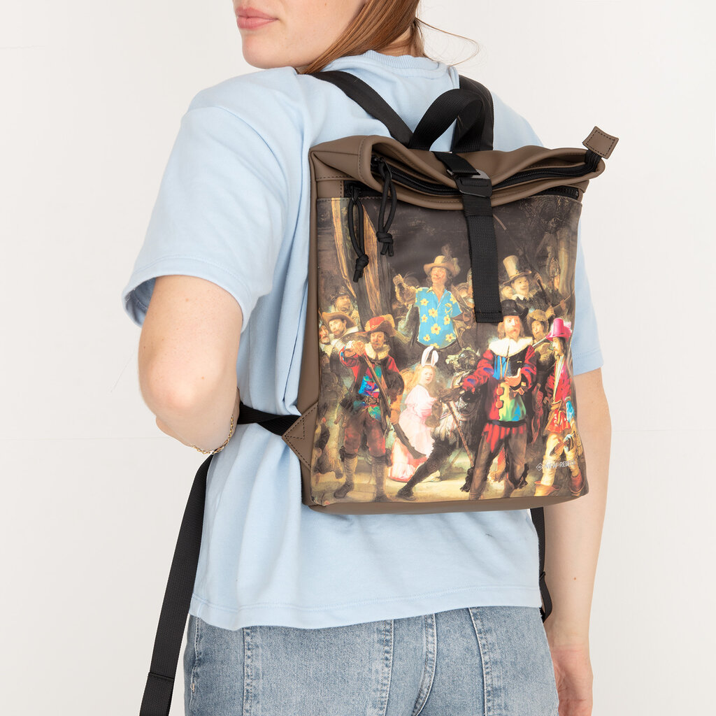 New Rebels Mart Art Los Angeles Rolltop Backpack Mini Nachtwacht