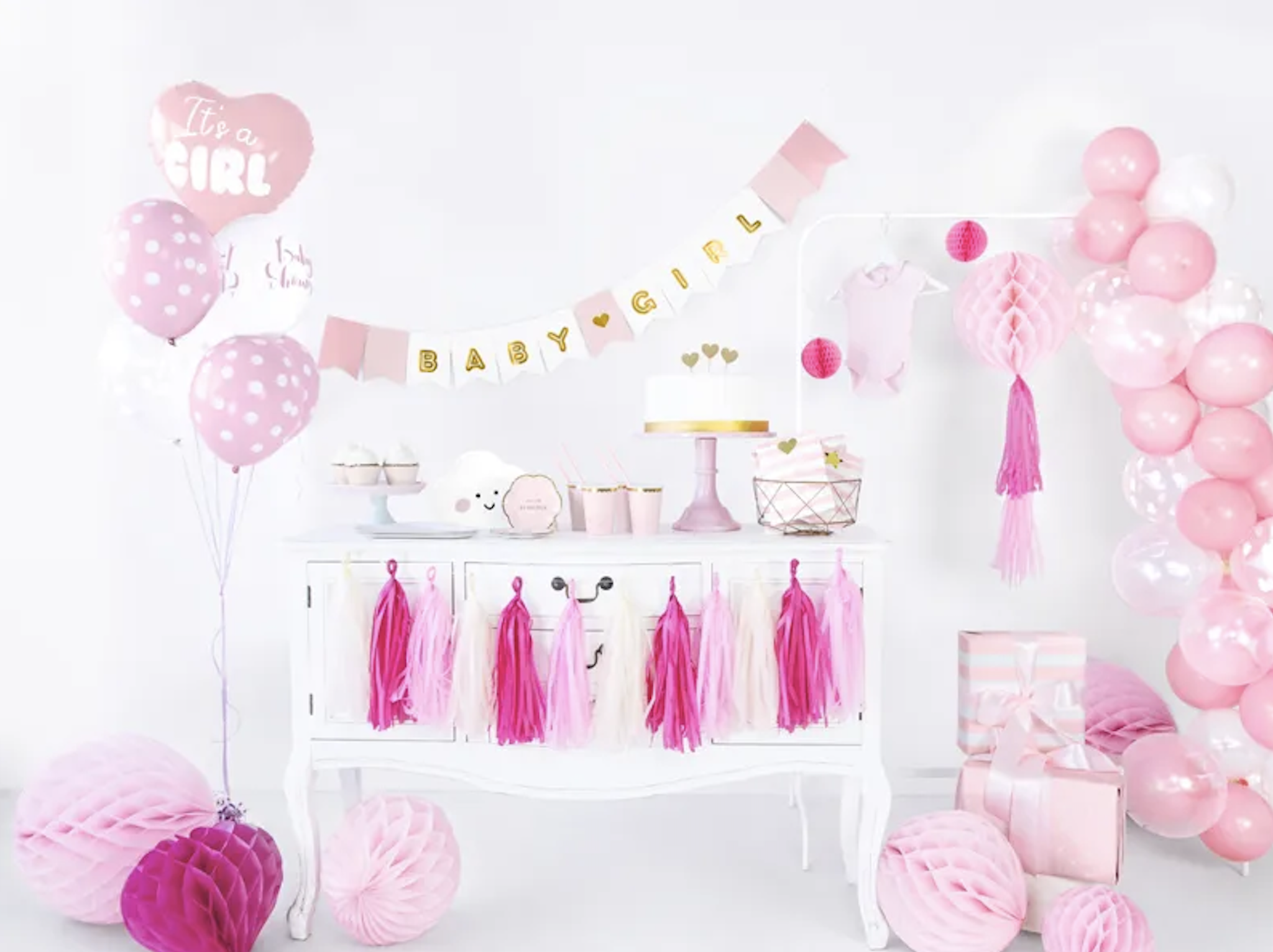 Letterslinger Geboorte Meisje Baby Girl 1,75m