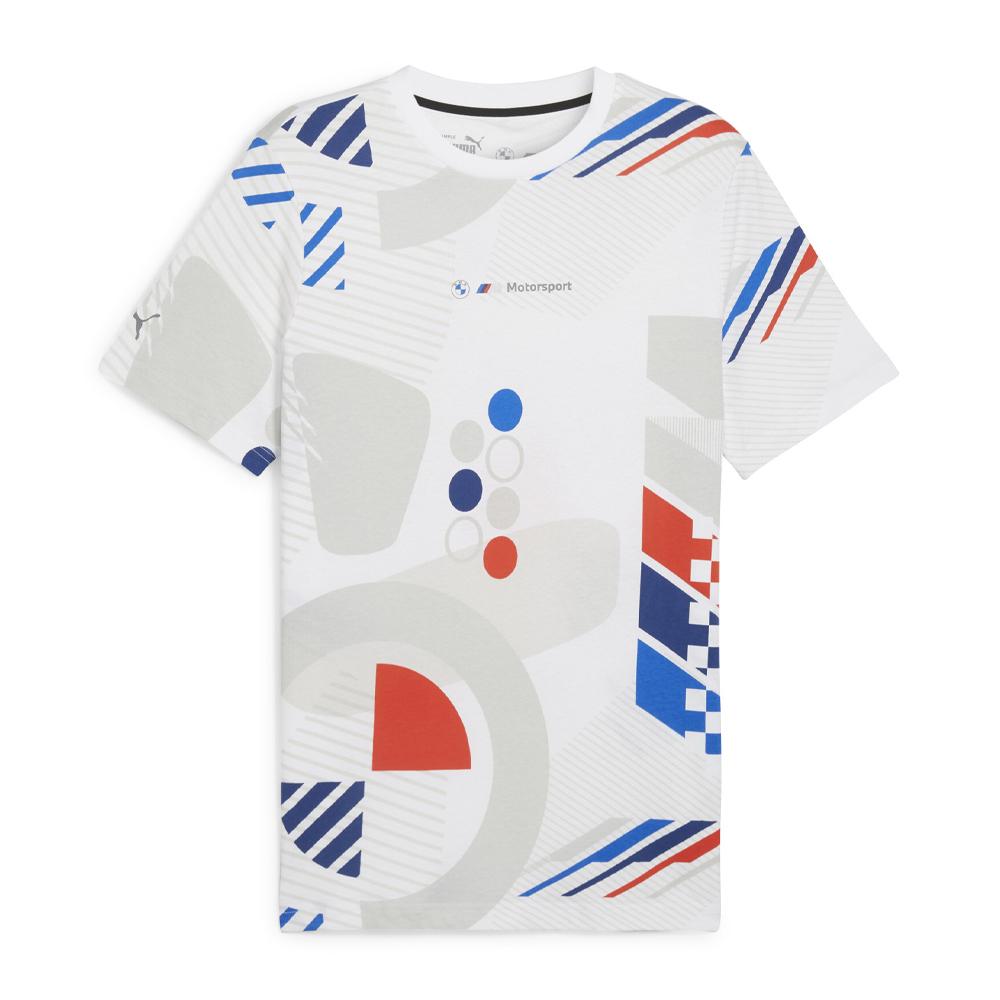 Puma T-shirt Blanc/Bleu/Rouge Homme Puma 624153
