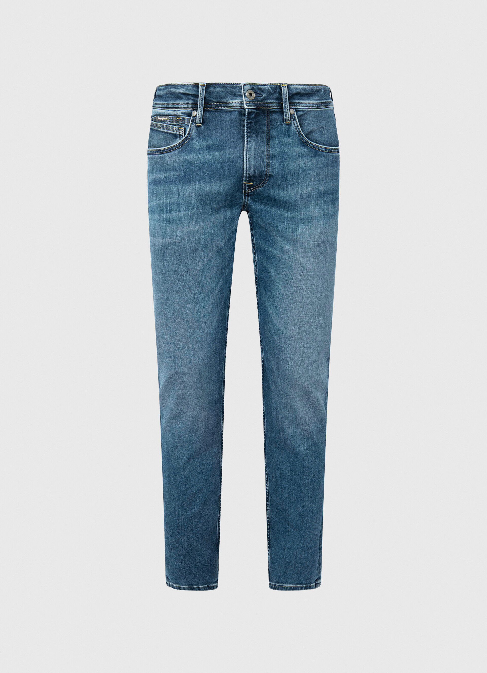 Calça jeans Hatch Regular Slim de cintura média - jeans