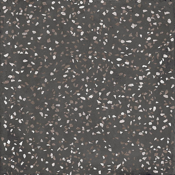 Carrelage sol et mur noir mat Pleiade 90 x 90 cm
