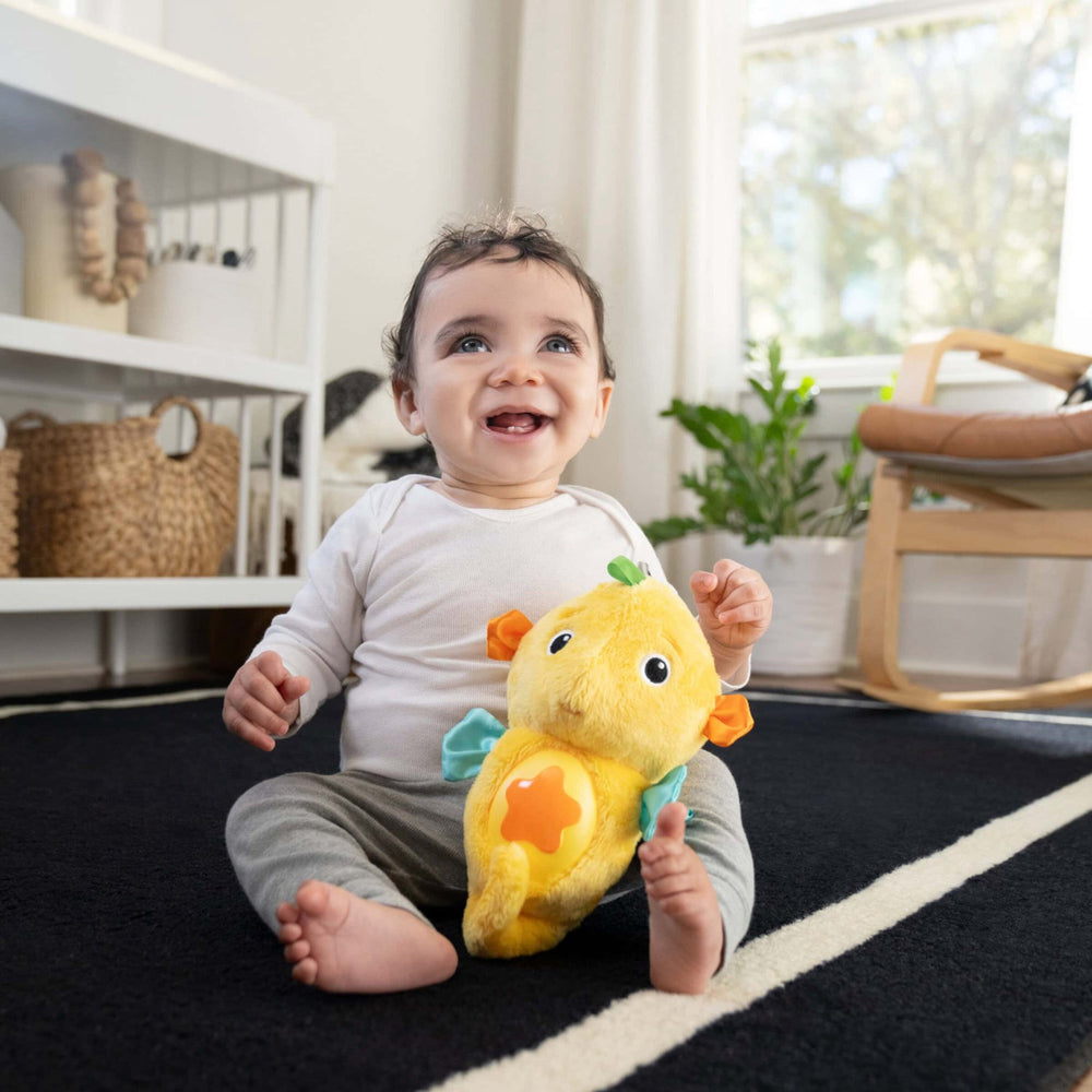 Køb Baby Einstein Yellow Sea Dreams Seahorse™ Plys Soother