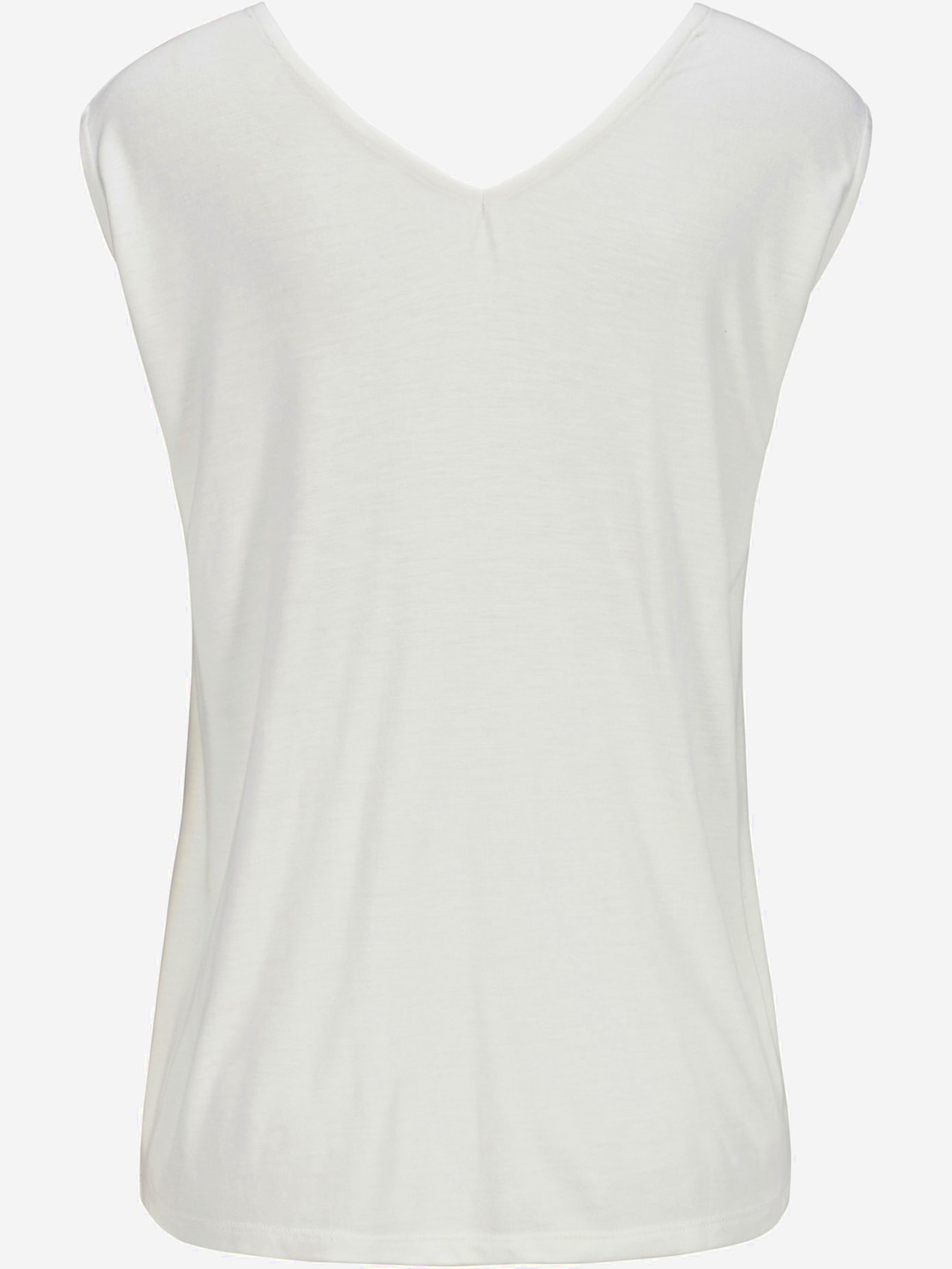 T-shirt col v avec cordons