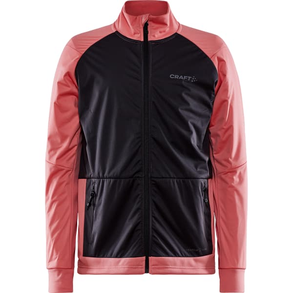 Veste ski de fond CRAFT CORE WARM XC JKT JR CORAL-SLATE