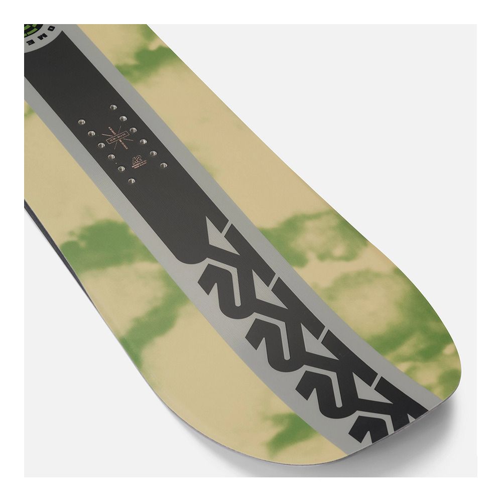 K2 GEOMETRIC 2024 - Snowboard freestyle Homme green/black/green/grey