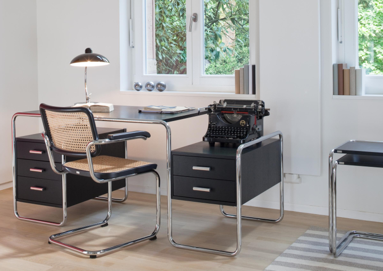 Thonet S64 V eetkamerstoel Dark Melange Black