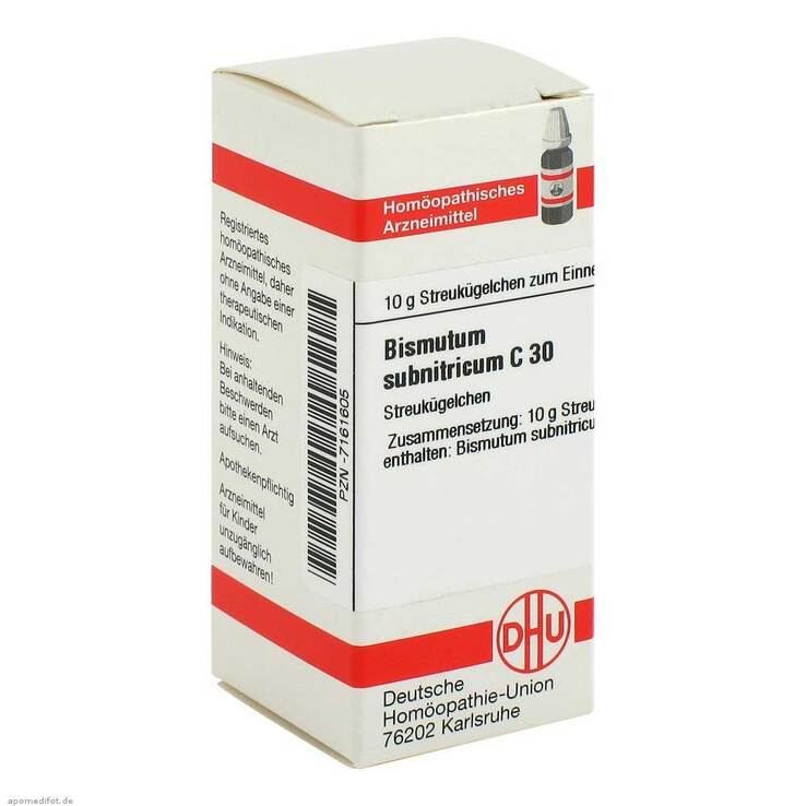 DHU Bismutum Subnitricum C 30 Gl, 10 g