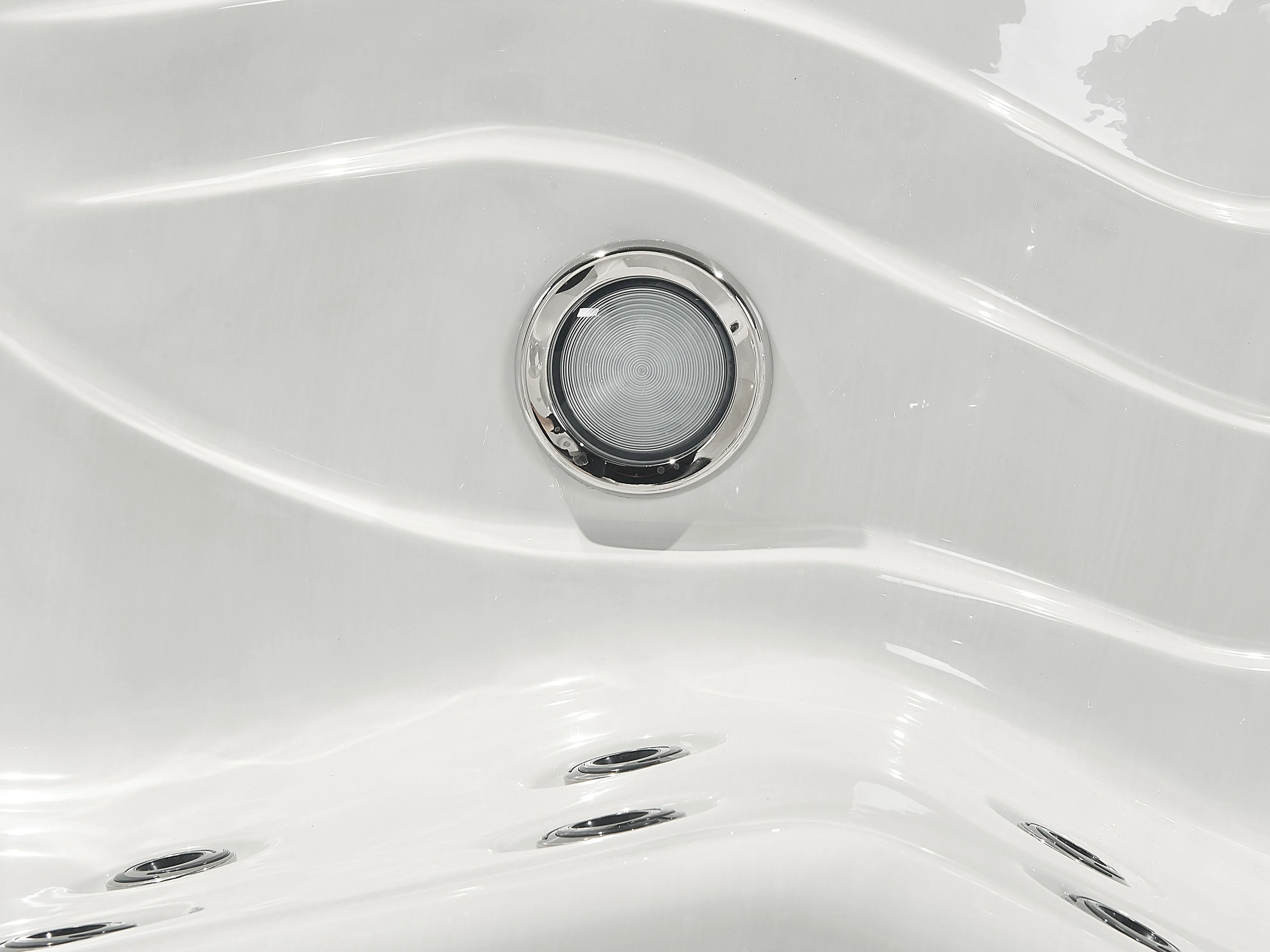 Buiten hottub met LED LASTARRIA Wit
