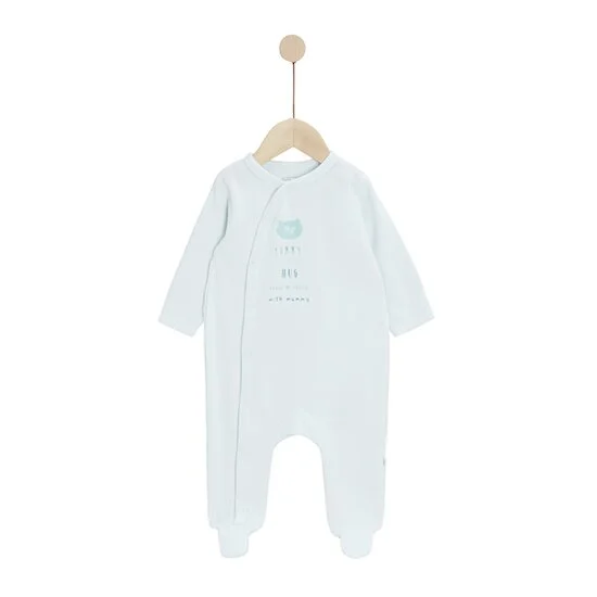 Mes Essentiels Pyjama   Bleu Plume        de               P'tit bisou