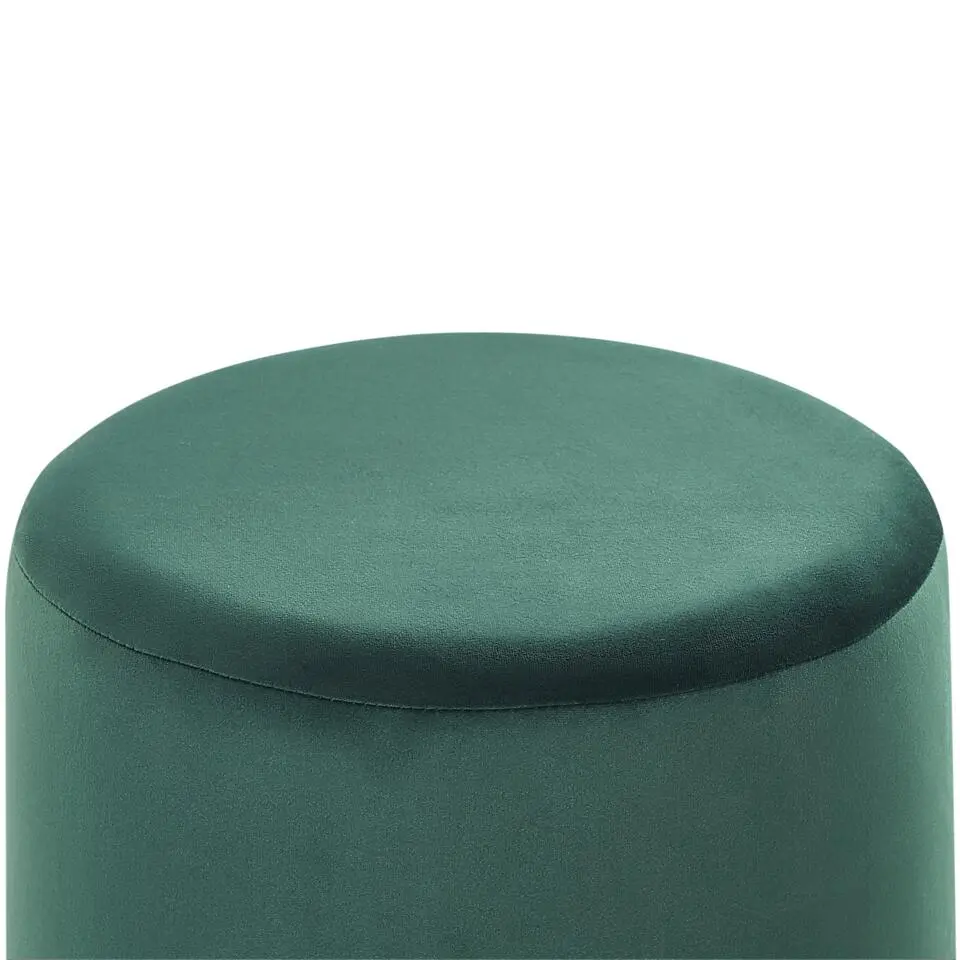 SOPHIA - Poef - Donkergroen - 39 cm - Fluweel