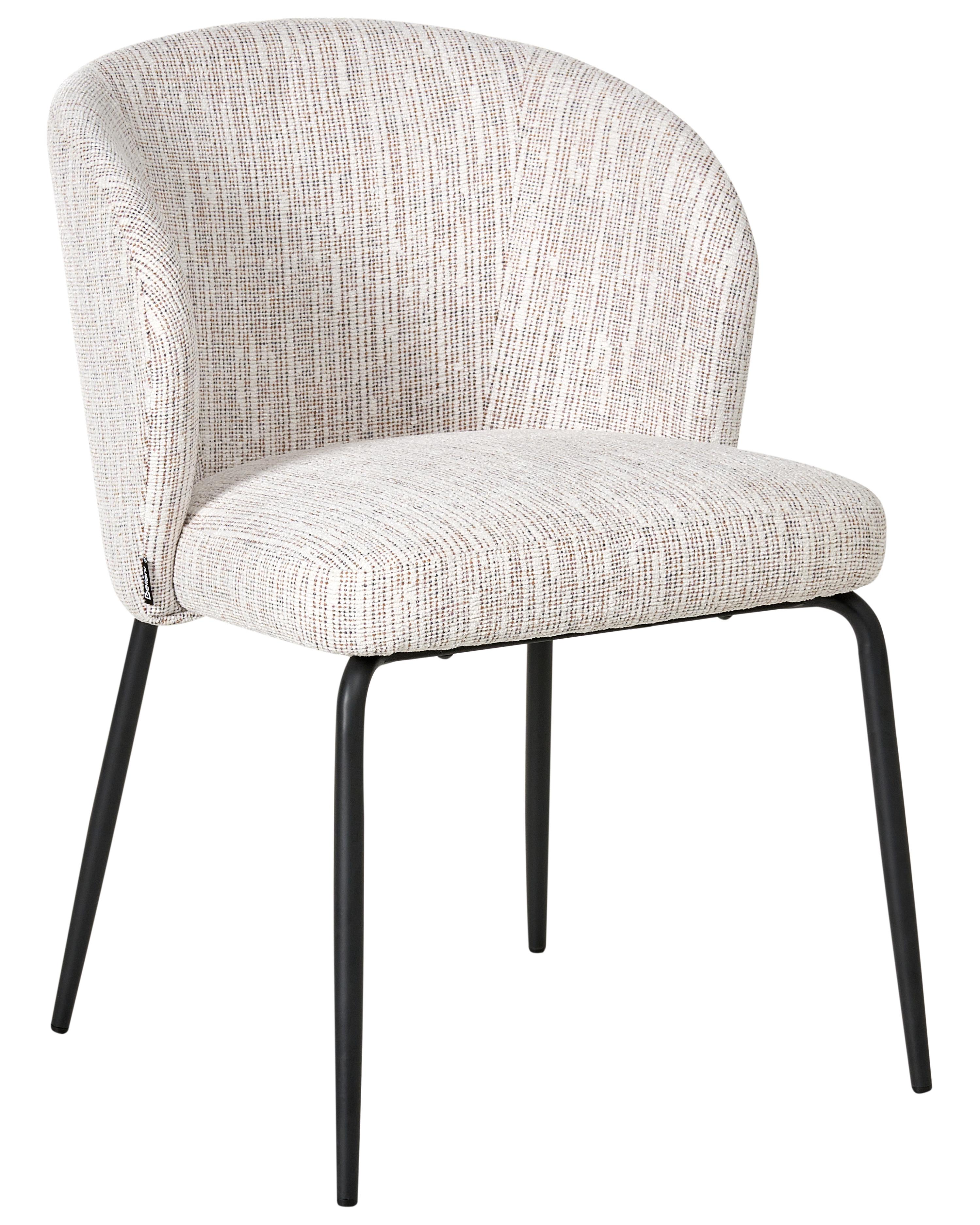 Set van 2 eetkamerstoelen ZANA Stof Meerkleurig