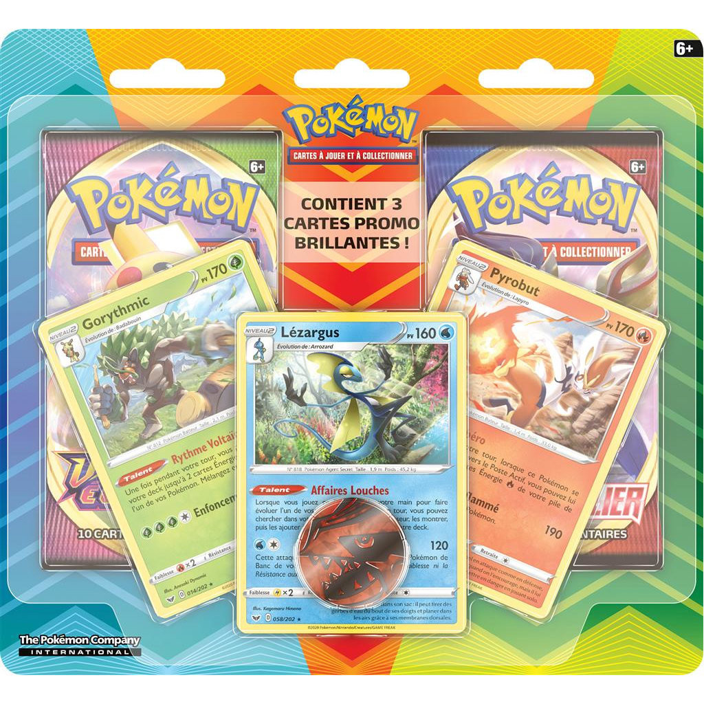Pokémon - Pack 2 Boosters Janvier 2021