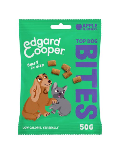 Edgard&Cooper Bites Small - Hondensnacks - Appel 50 g