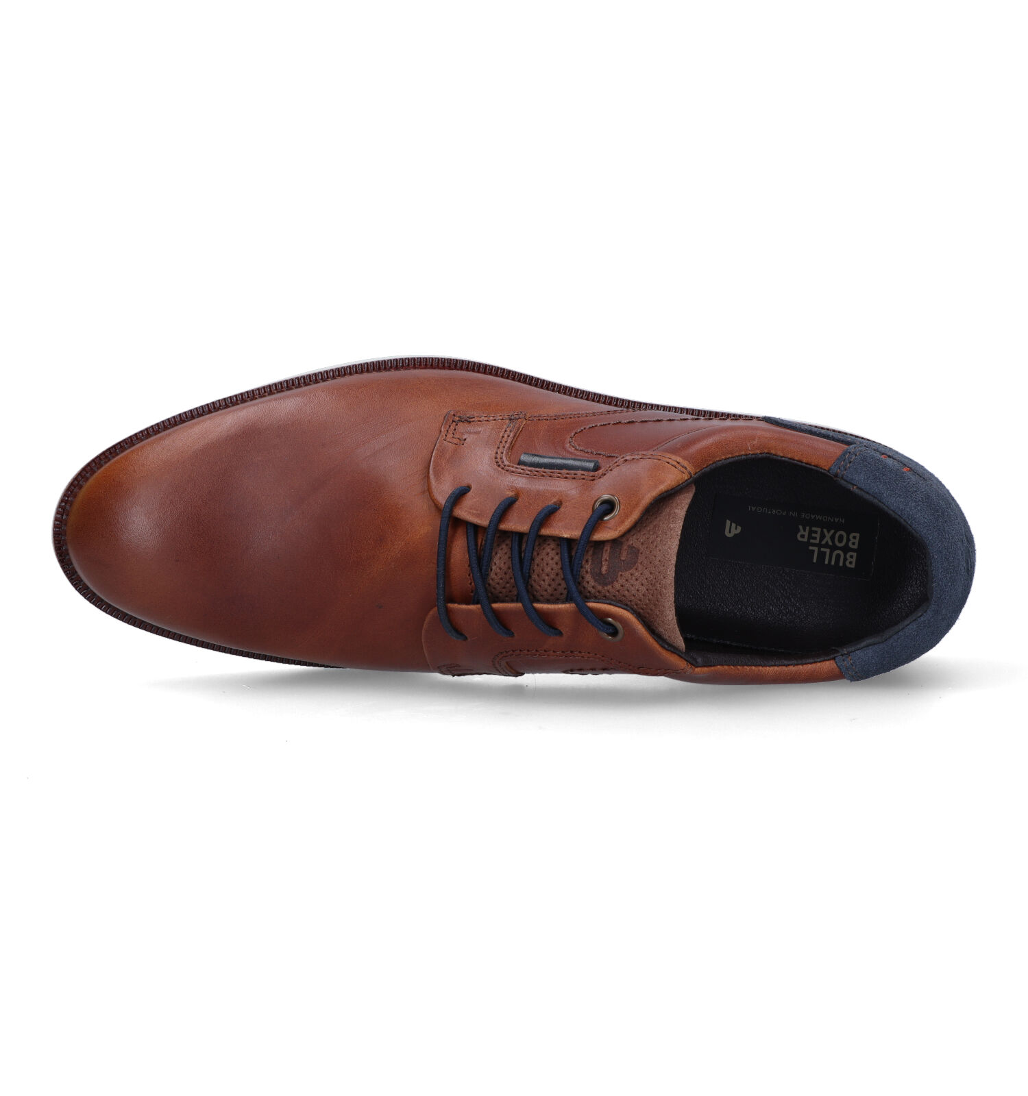 Veterschoenen cognac