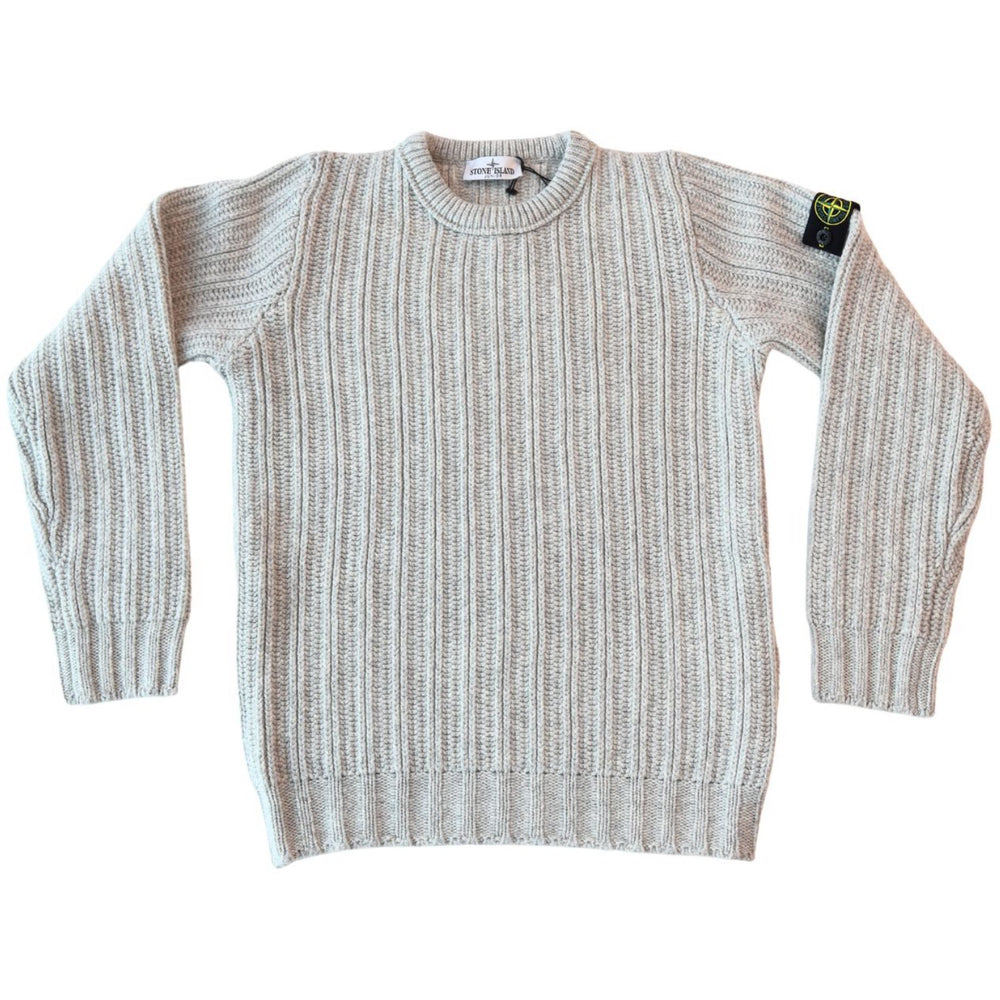 Køb Stone Island Melange Grey Strik