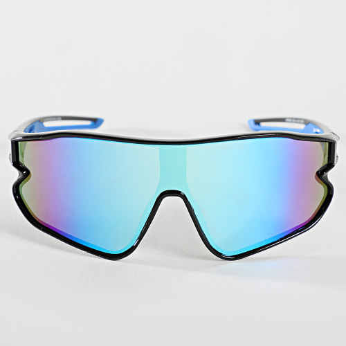 Lunettes De Soleil Noir Bleu Iridescent