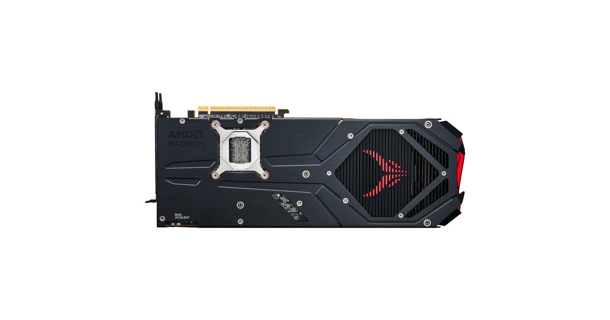 PowerColorRadeon RX 9070 XT Red Devil 16GB OC Backplate Special Edition grafische kaart  (Zwart, RDNA4, GDDR6, 3x DisplayPort, 1x HDMI)