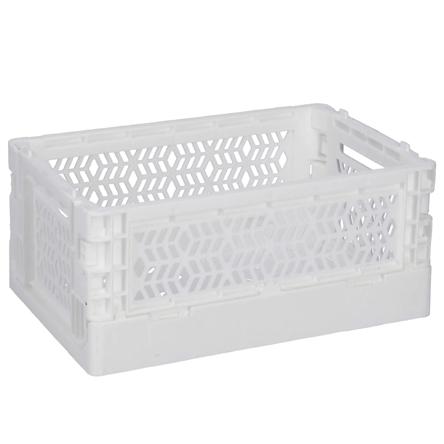 Klappbox, 15 x 9,5 x 6,5 cm, weiß