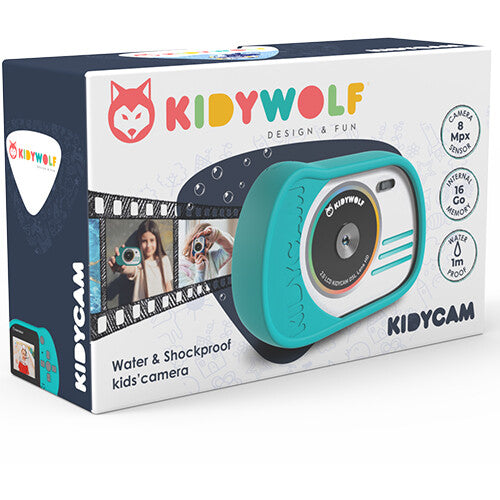 Kidywolf kindercamera kidycam - cyaan