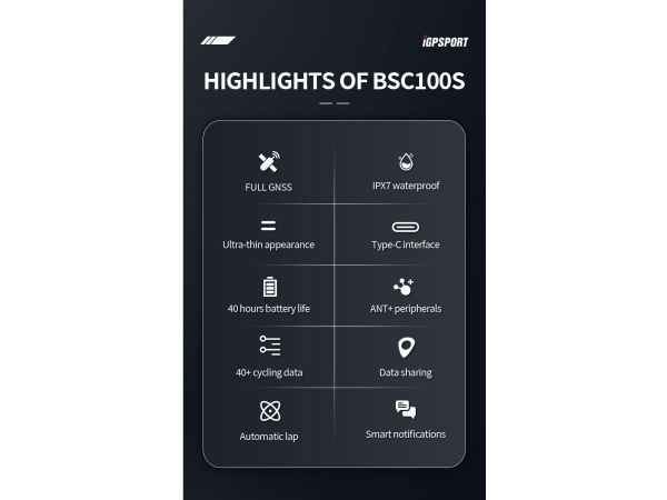 iGPSport BSC100S GPS Cykelcomputer