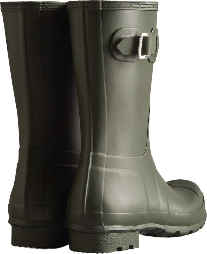 Hunter MENS ORIGINAL SHORT BOOT Green