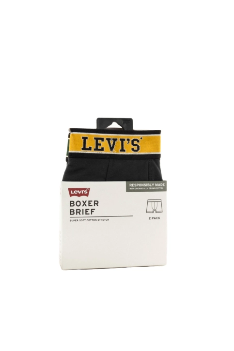 Calecons et slips levi's® colleagic boxer brief 2p 001 black combo