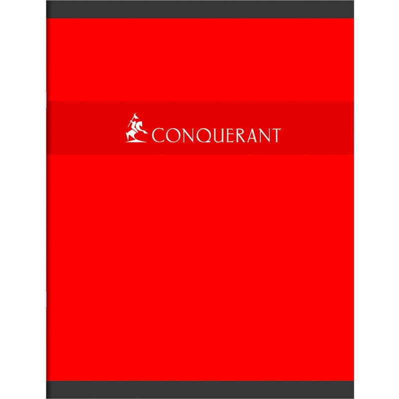 Cahier piqué Conquérant Sept 17 x 22 cm petits carreaux 96 pages