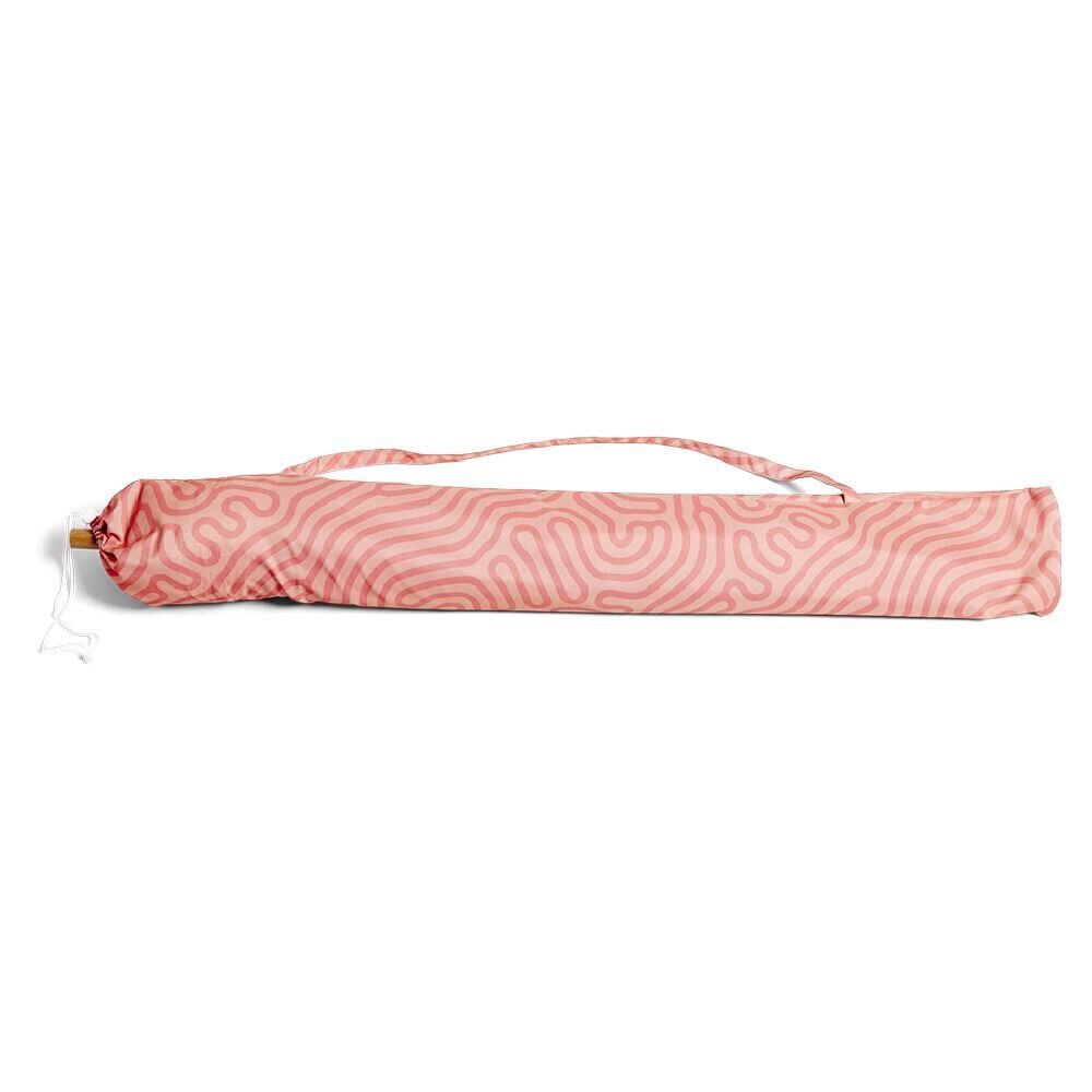 Parasol de plage rose Ø160cm