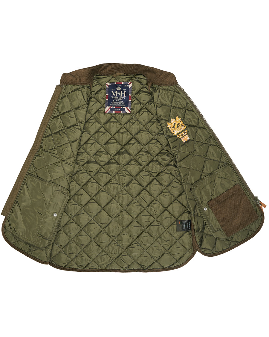 Morris Trenton Quilted Vest Olive