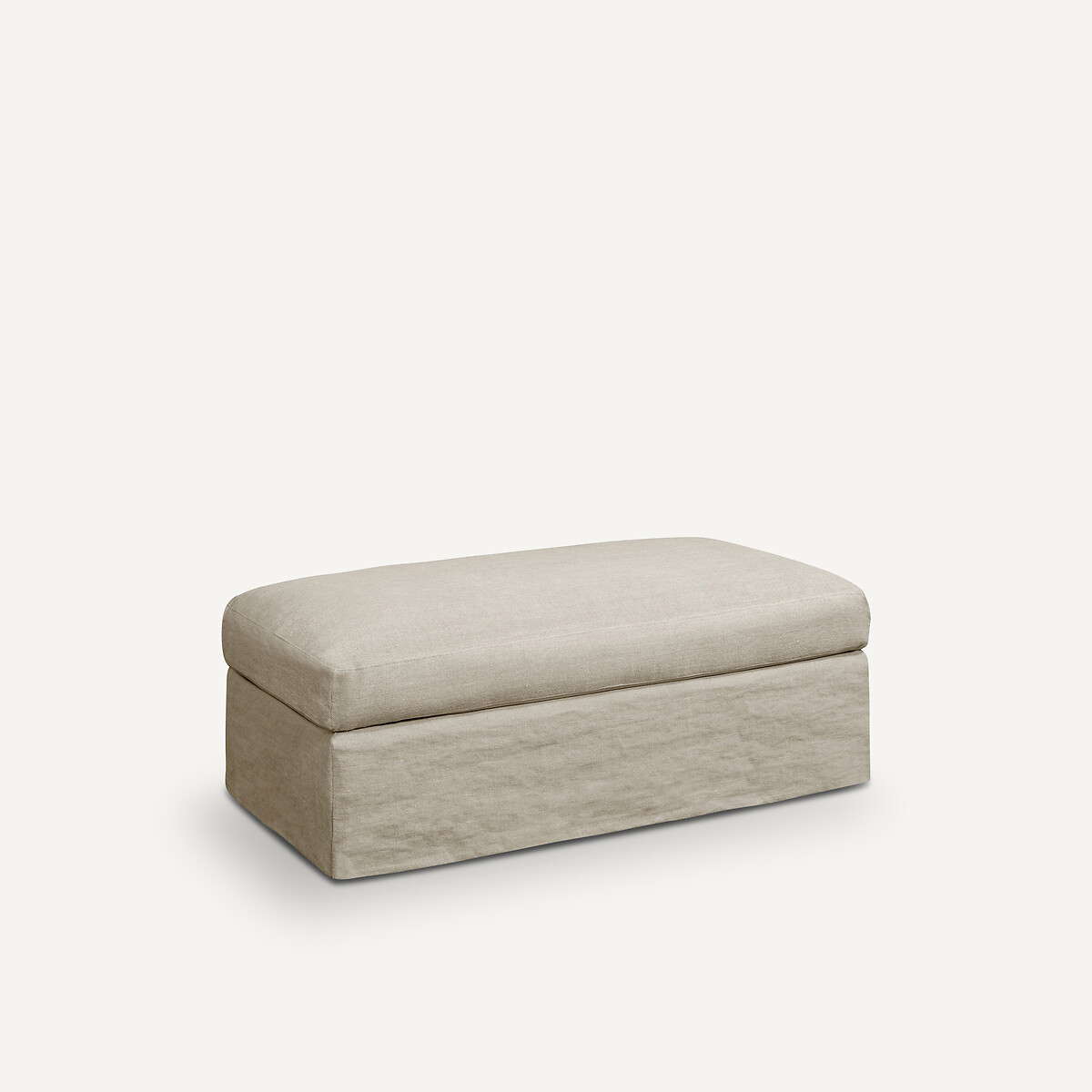 AM.PM<br>Puf em linho resistente, lavado com pedra, Neo Chiquito