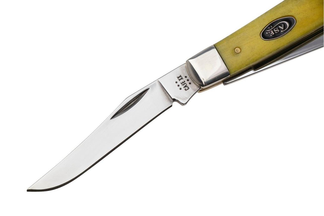 Case Mini Trapper 20031 Smooth Yellow Bone 6207W SS, zakmes