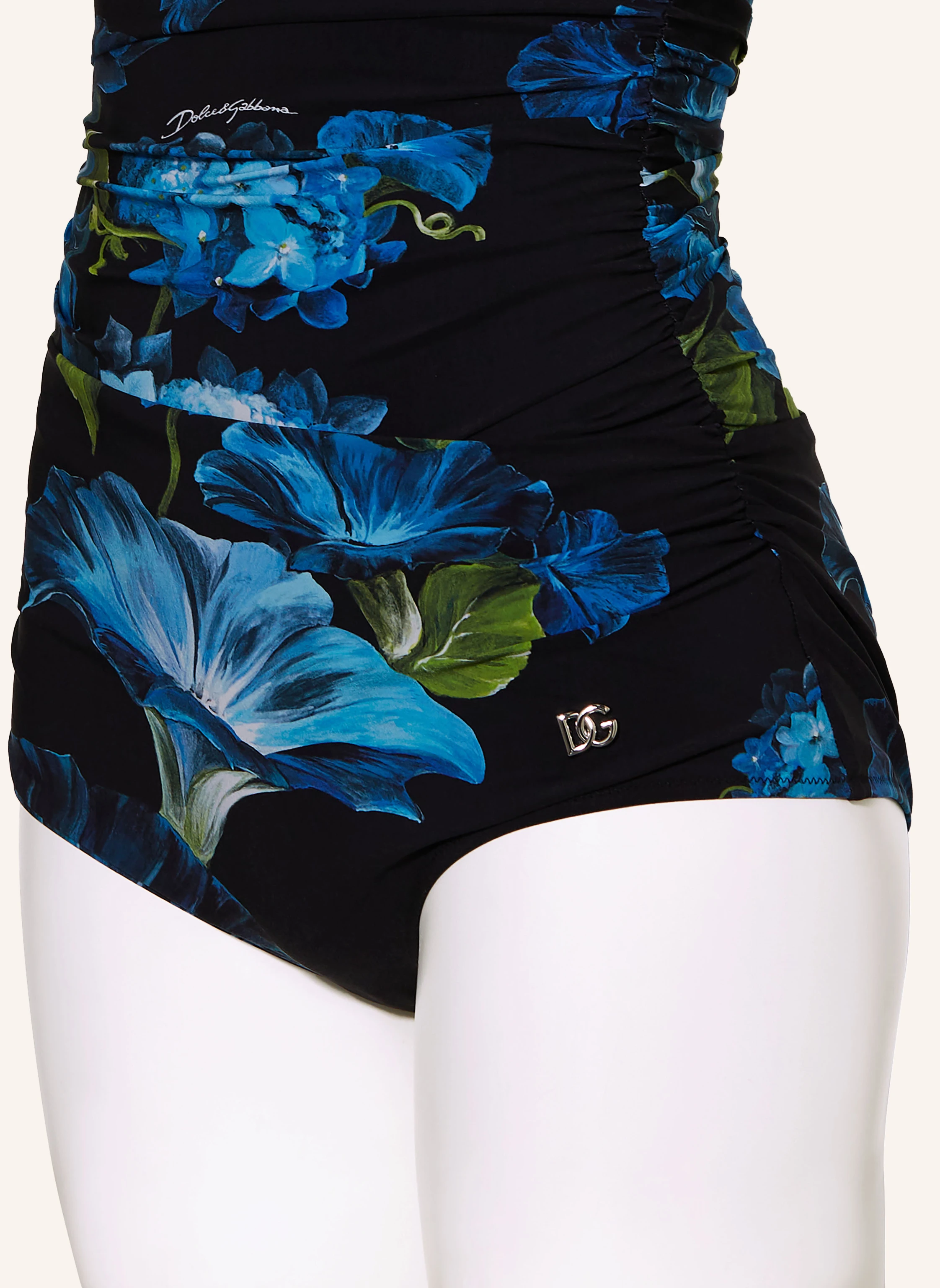 DOLCE & GABBANA Neckholder-Badeanzug CAMPANULE