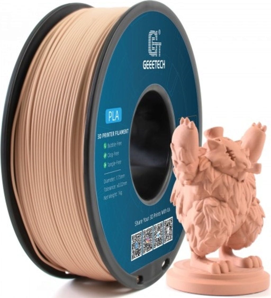 GEEETECH  PLA Matte Terracotta, 1,75 mm / 1000 g    Mattes PLA-Filament mit stärkerer Zähigkeit in Terracotta
