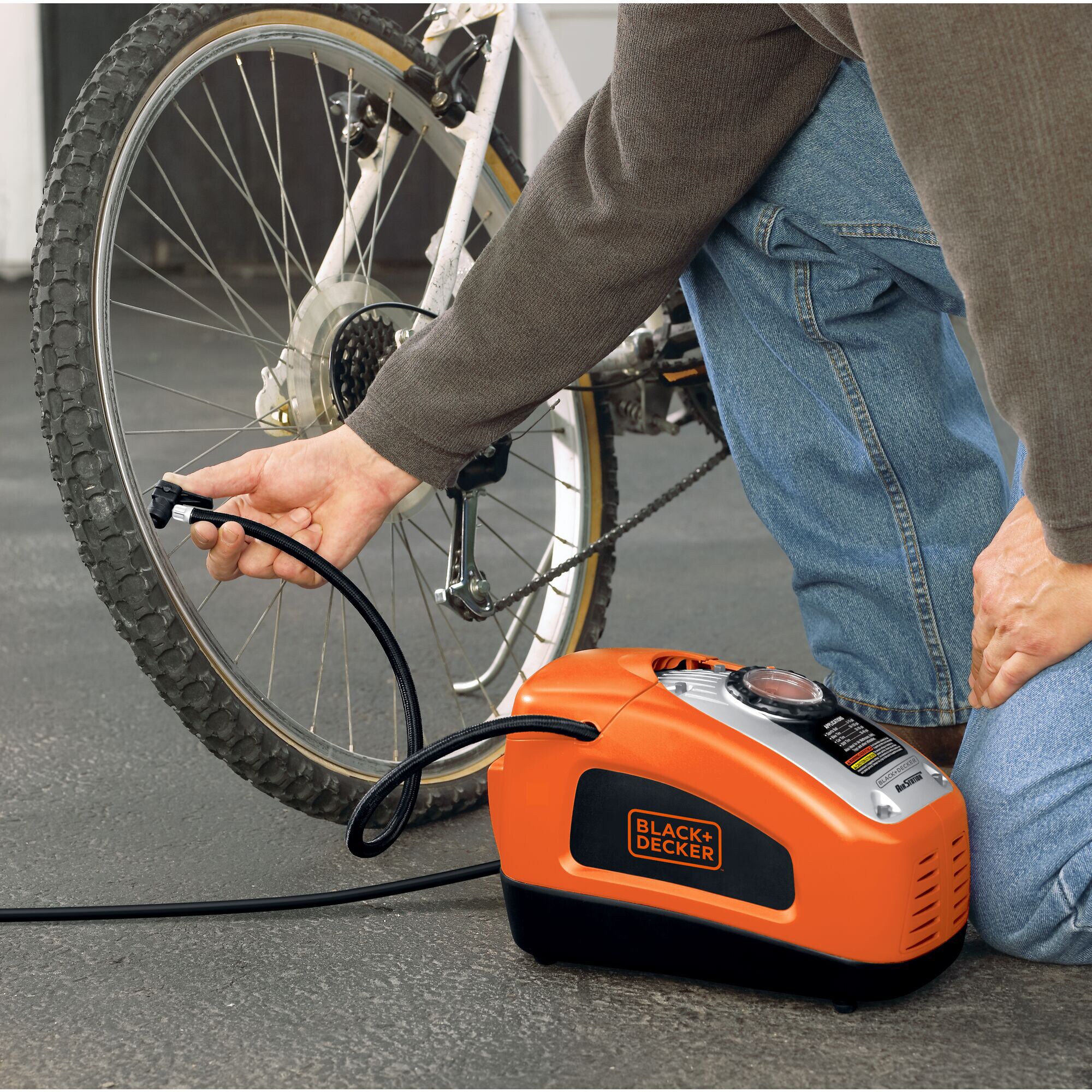 BLACK+DECKER Luftpumpe Kompressor ASI300, 11bar