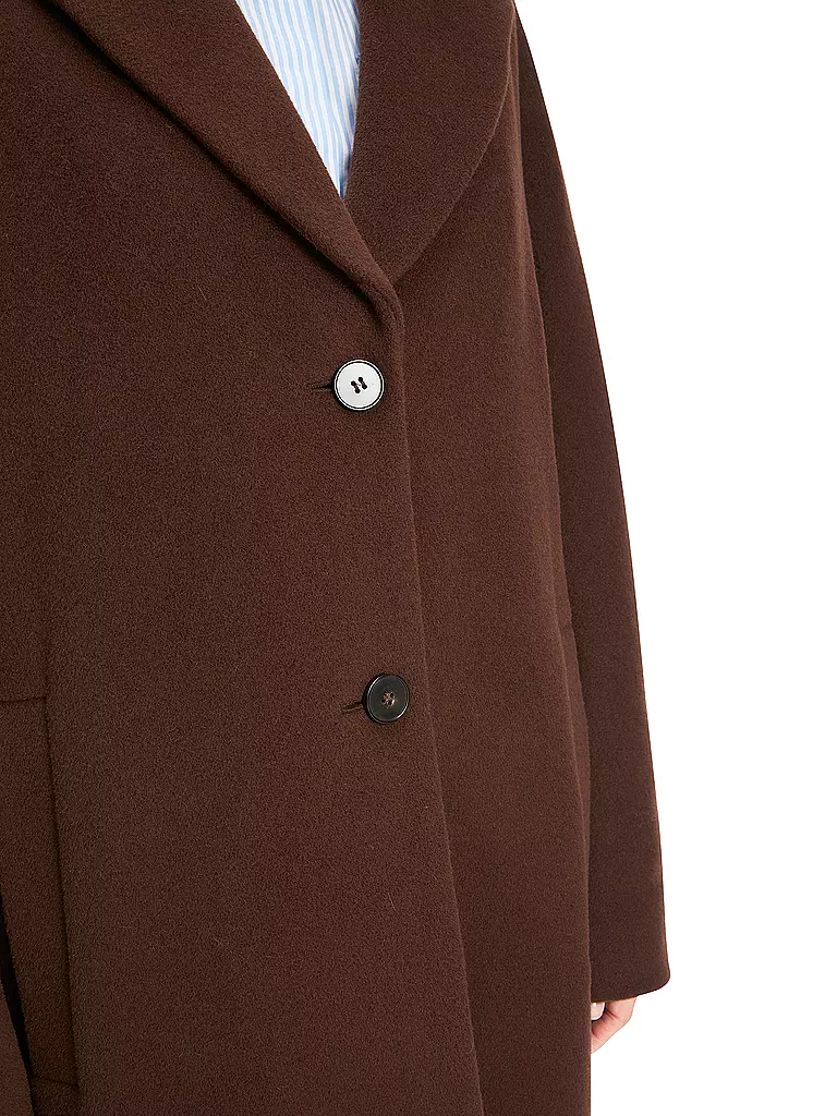 MARC CAIN  Wollmantel braun