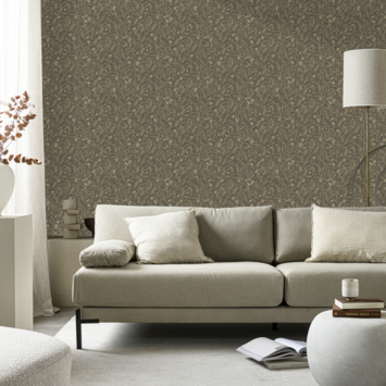 vtwonen vliesbehang twigs soil/gold (dessin 120999)