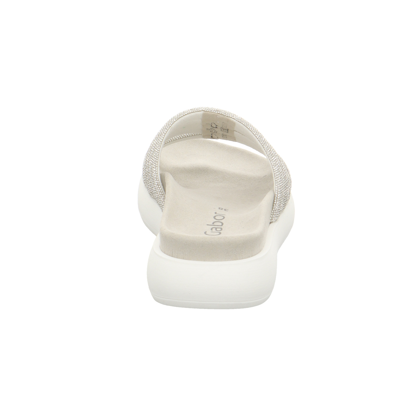Pantolette silber