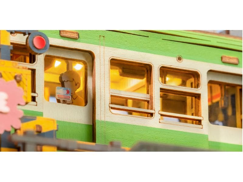 RoboTime Bausatz Sakura Journey 223-teilig 3D-Puzzle aus lasergeschnittenen Holzteilen