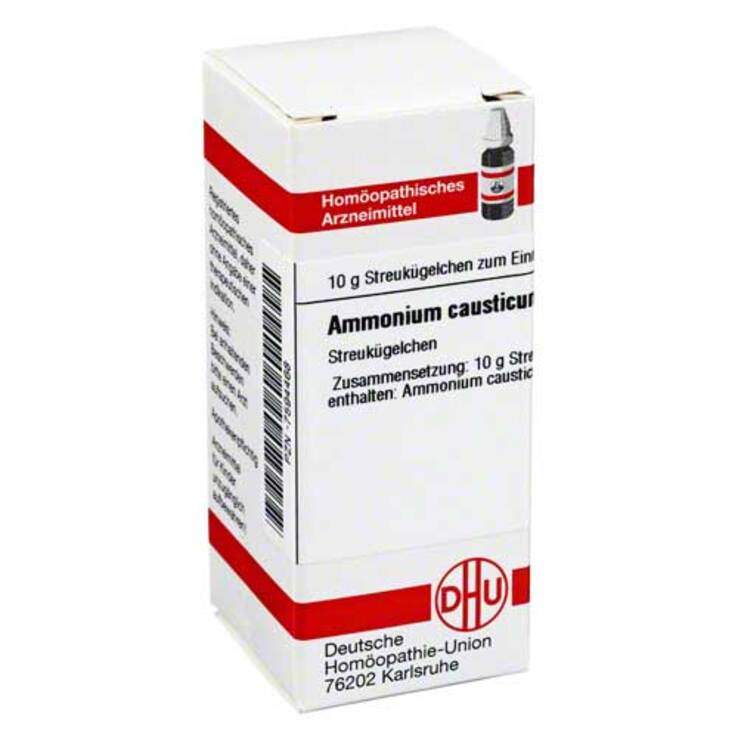 DHU Ammonium causticum D 12 Globuli, 10 g