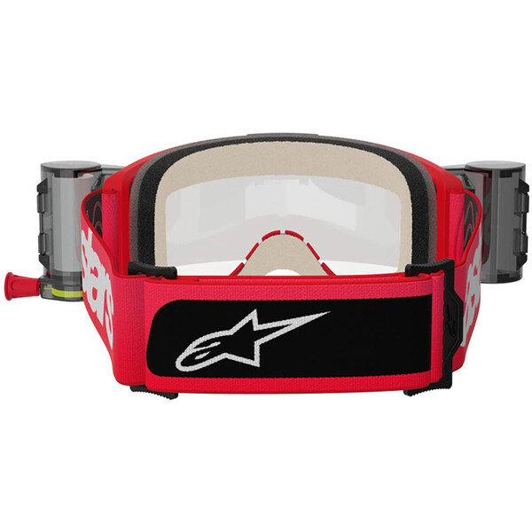 Alpinestars - Masque Vision 5 Blaze Roll-Off Rouge / Blanc / Noir / Transparent