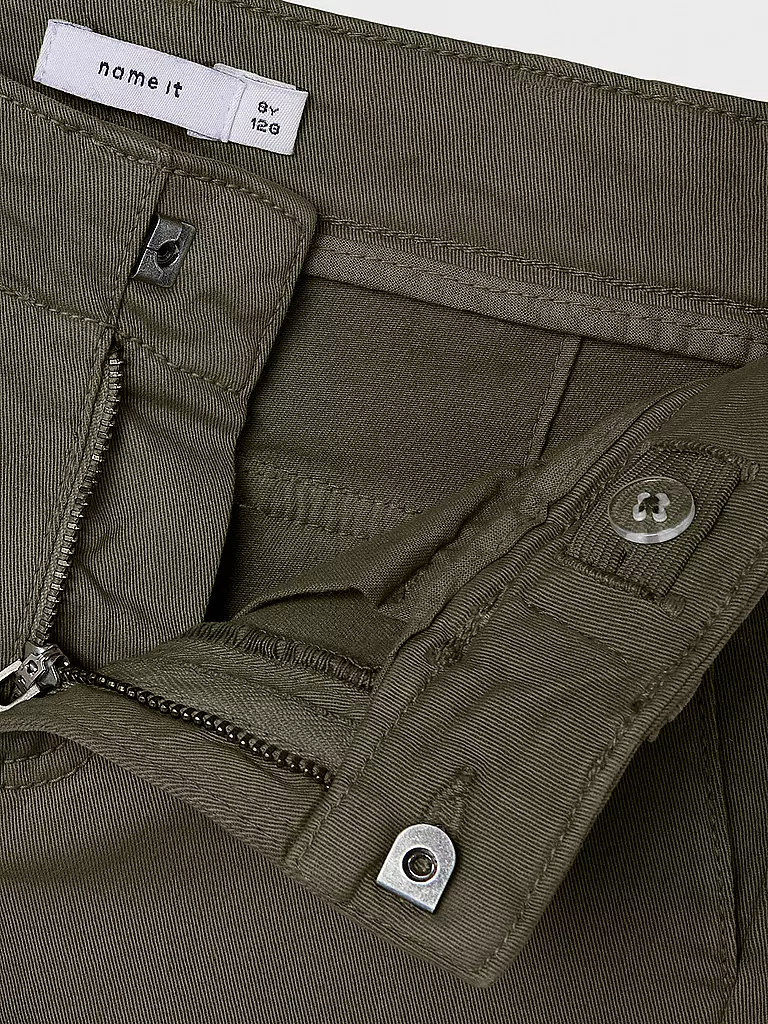 NAME IT  Jungen Cargohose NKMRYAN olive