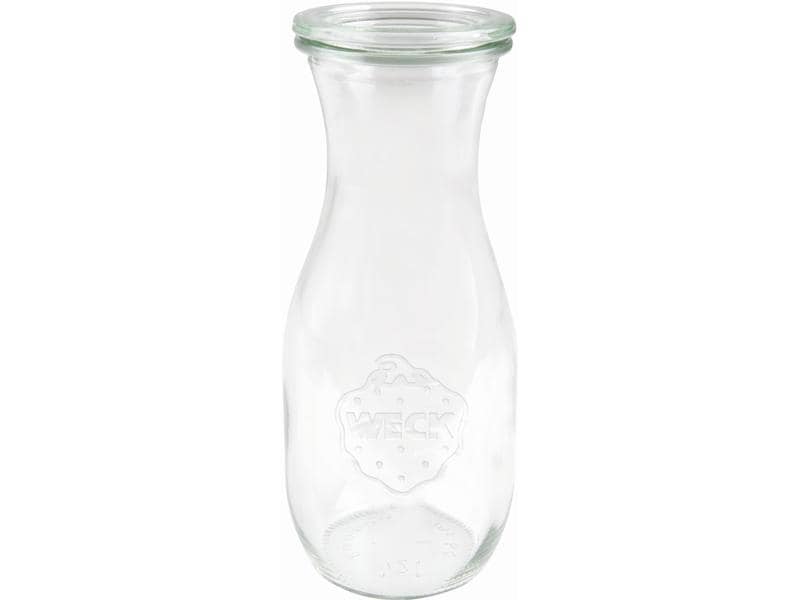 Weck Einmachflasche 500 ml, 6 Stück Einmachflaschen Set mit Deckel