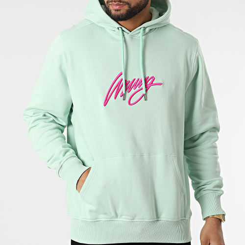 Sweat Capuche 3D 22 Sign Vert Clair
