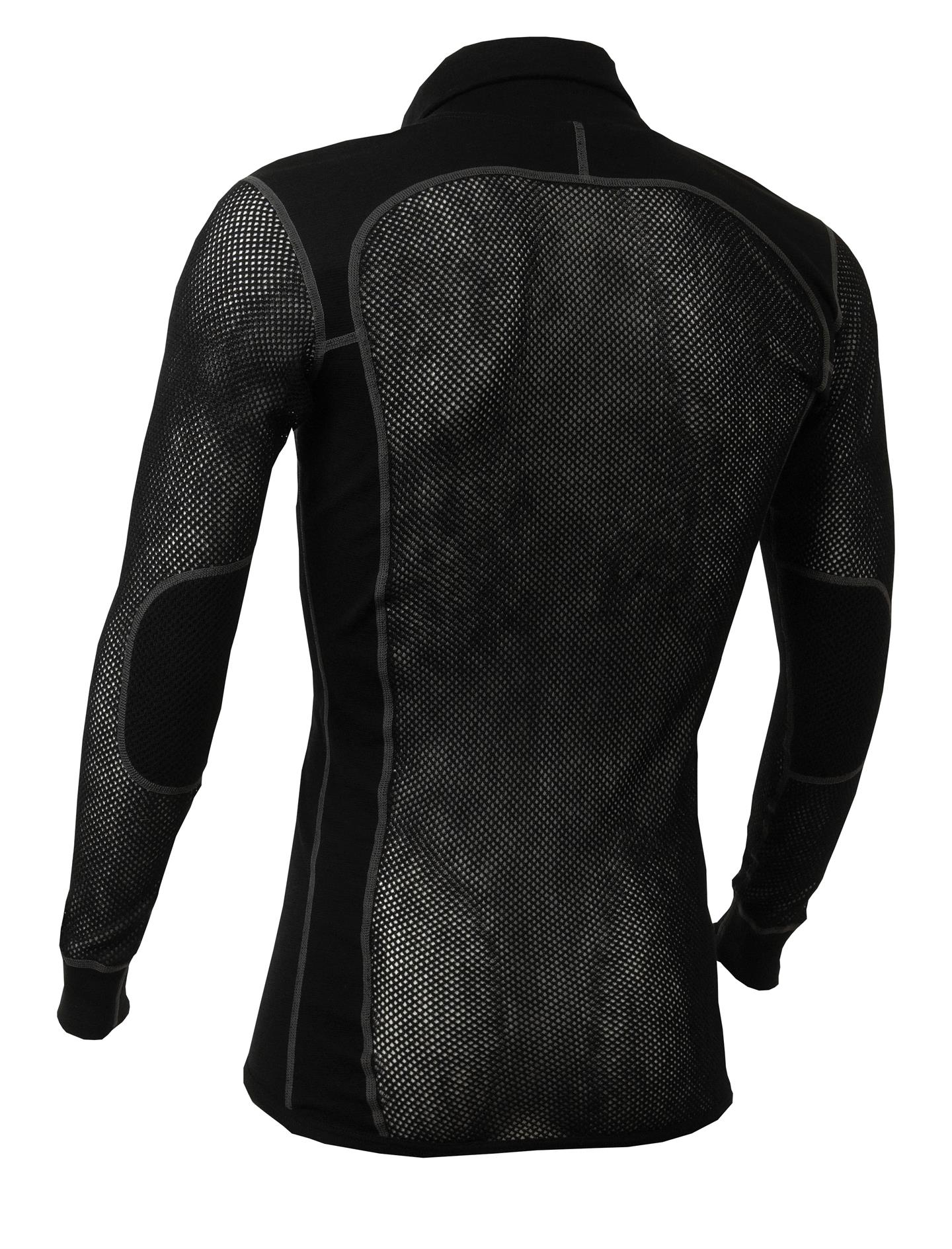 Aclima Woolnet Polo m/Zip M's