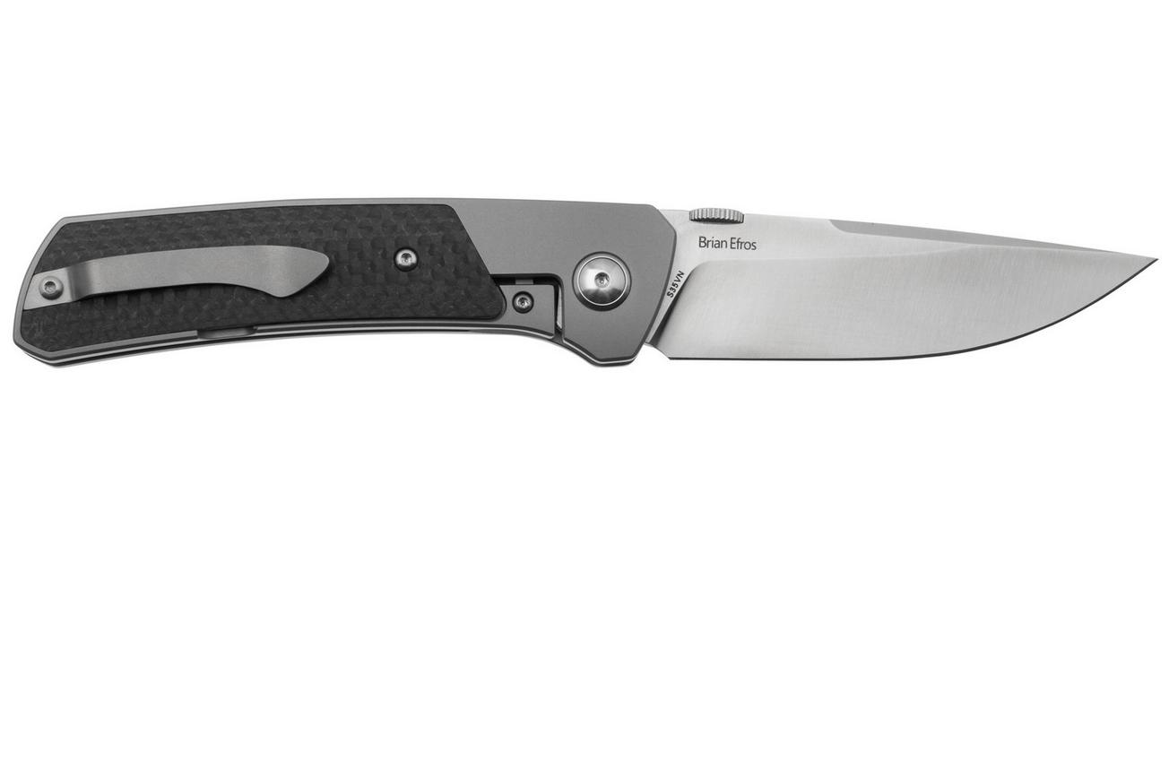 Böker Plus Conductor 01BO514, S35VN, Carbon Fiber, zakmes, Brian Efros design