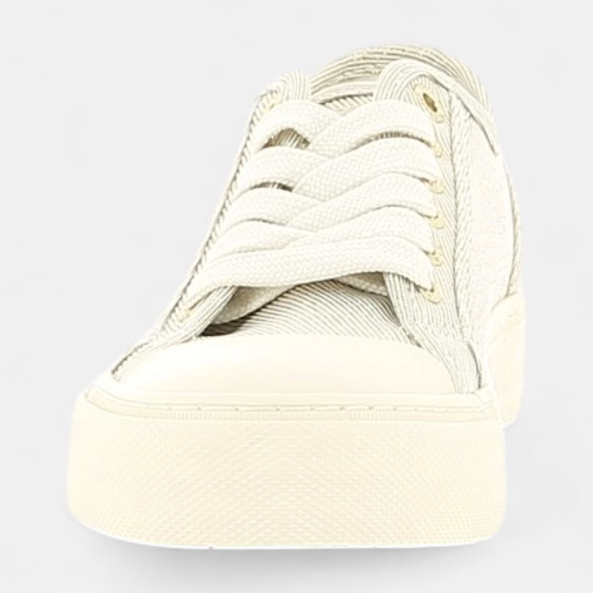 Baskets en toile Femme or
