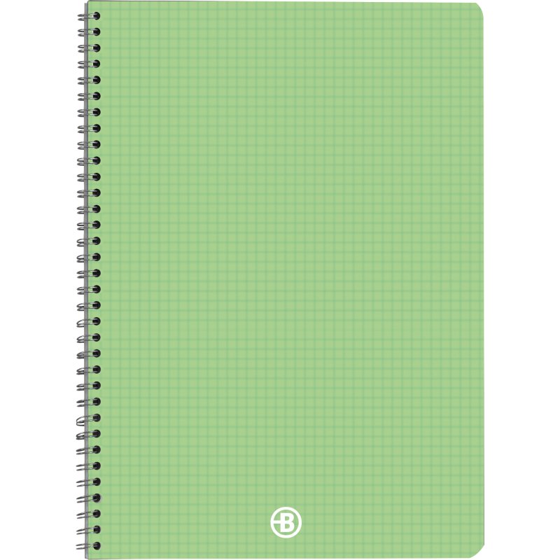 Cahier spirale acidulé Bruneau A4 21 x 29,7 cm petits carreaux 100 pages