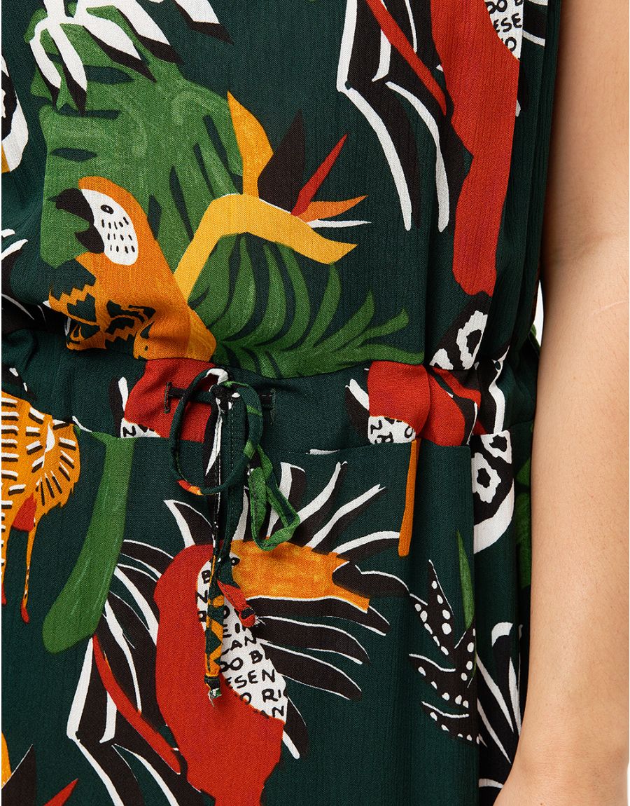 Robe vert jungle