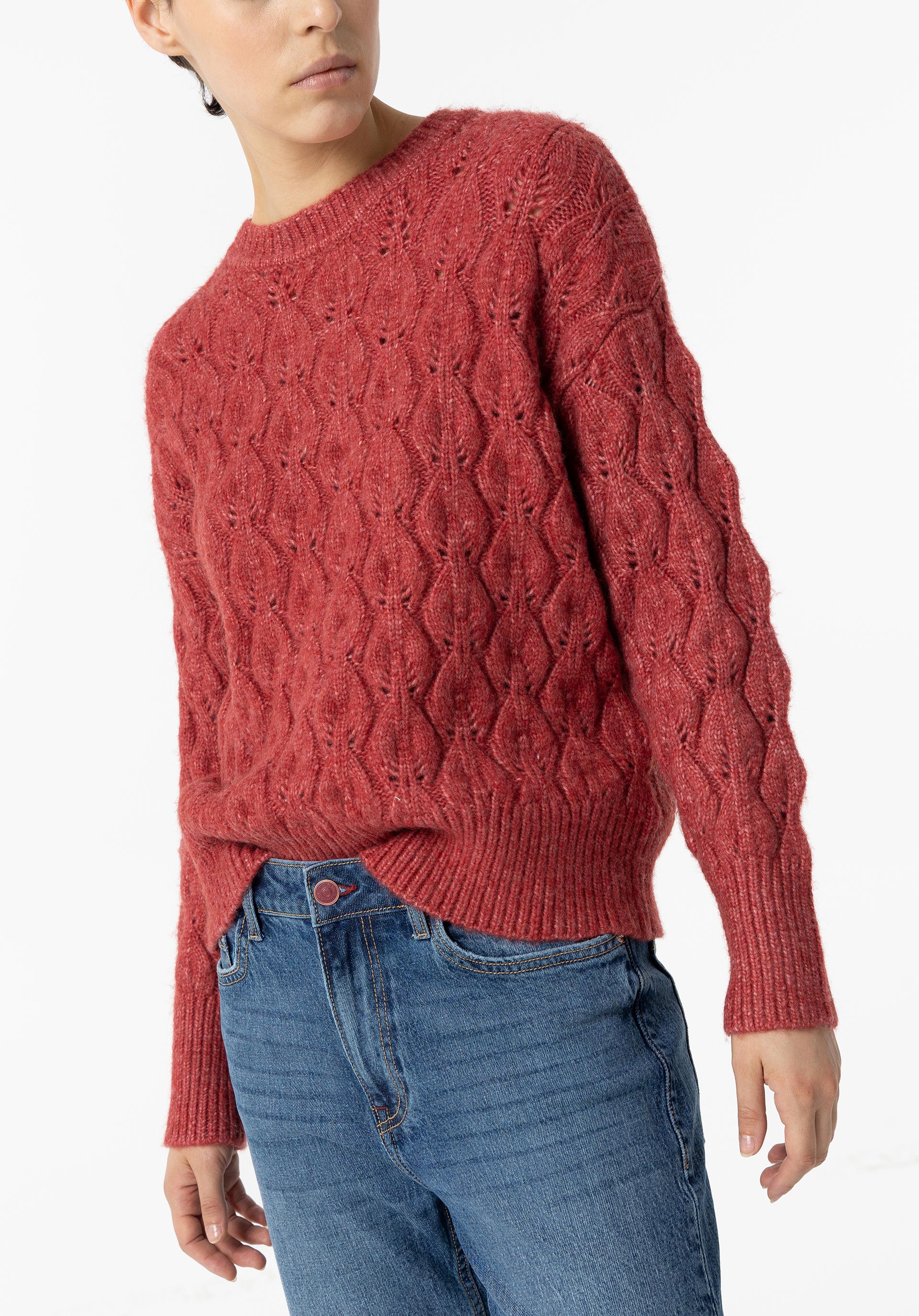 Camisola de Malha Perfurada